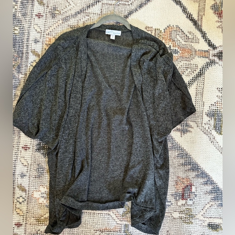 Grey cardigan